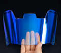 NXTUP V1 FOOTBALL VISOR CLEAR BLUE