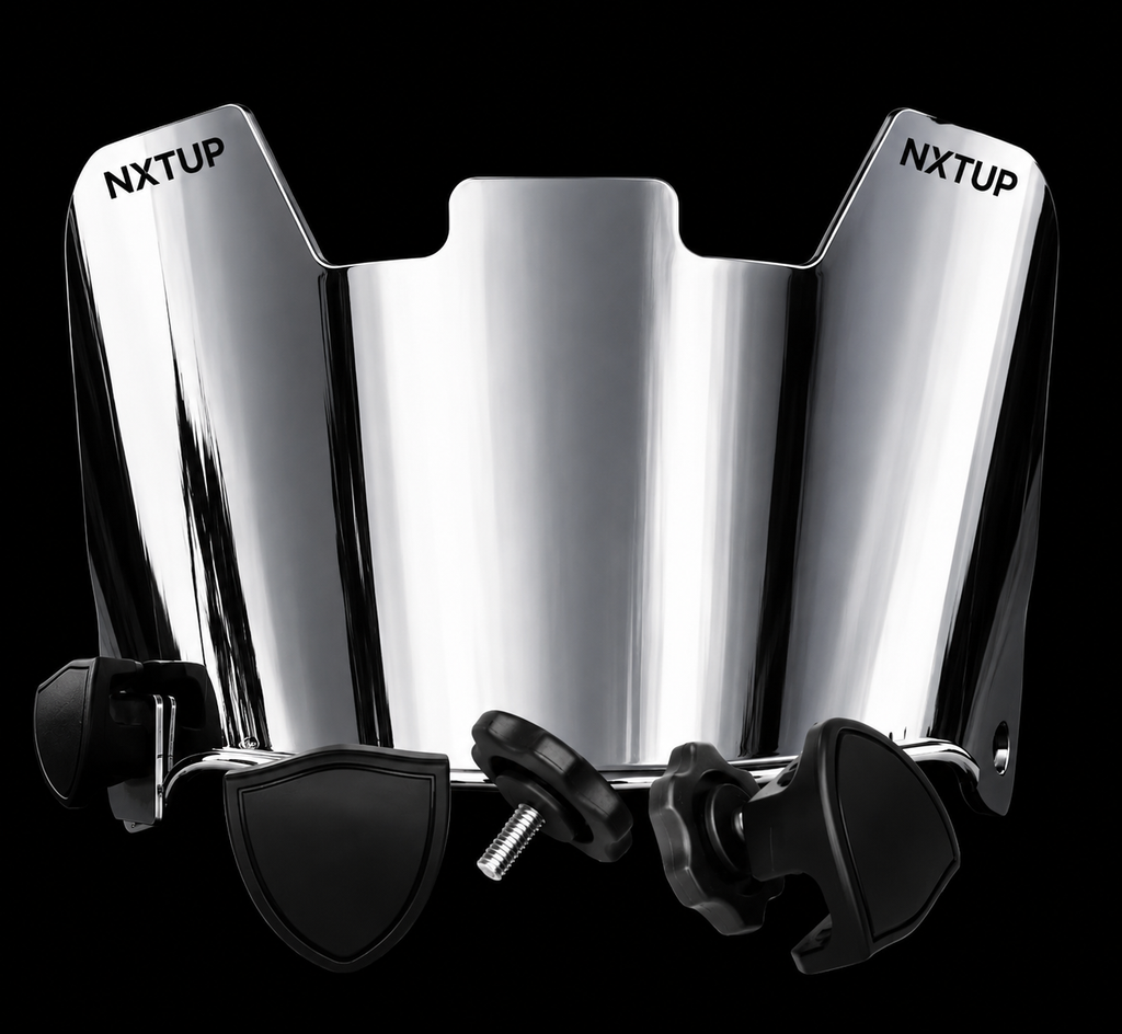 NXTUP V1 FOOTBALL VISOR SILVER